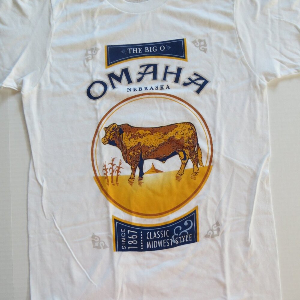 Deadstock "Omaha Nebraska-the Big O" T Shirt --Drastic Plastic